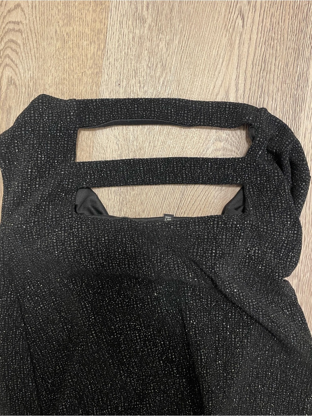 le chateau Black Sparkle Strapless with Back Detail Evening Gown - Picture 11 of 11